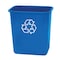 United Solutions United Solutions 7 gal Blue Plastic Recycling Bin WB0084 - alternate 1